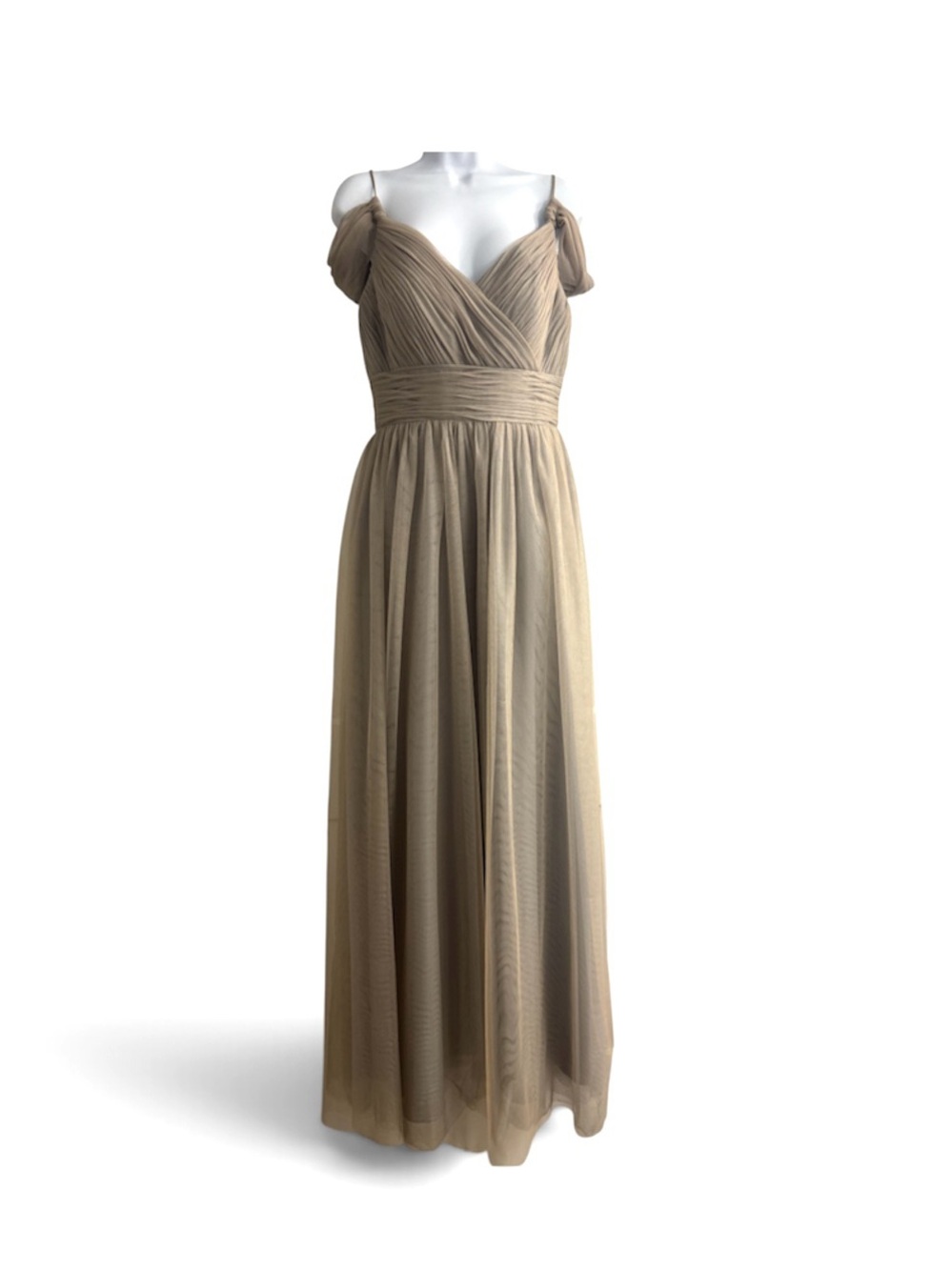 Christina Wu Celebration Tulle V-Neck Dress | Size 8